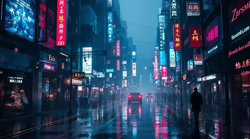 银翼杀手科幻电影封面